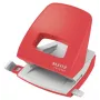 Leitz NeXXt Recycle perforatrice, 30 fogli, rosso, plastica, 8 cm, 5,5 mm, A4, A5, A6, Folio, US-Quart, 8 x 8 x 8 cm