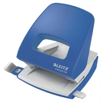 Leitz NeXXt Recycle perforatrice, 30 fogli, blu, plastica, 8 cm, 5,5 mm, A6