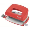 Leitz NeXXt Recycle mini perforatrice, 10 fogli, rosso, plastica, 8 cm, 5,5 mm, A4, A5, A6, Folio, US-Quart, 8 x 8 x 8 cm