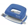 Leitz NeXXt Recycle mini perforatrice, 10 fogli, blu, plastica, 8 cm, 5,5 mm, A6