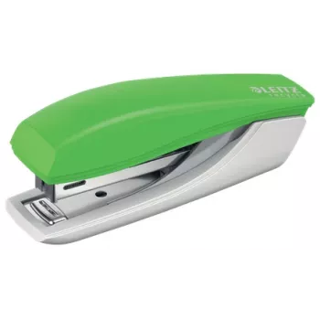 Leitz NeXXt Recycle mini cucitrice, 10 fogli, verde, clinch standard, plastica, 80 g/m², 3,5 cm
