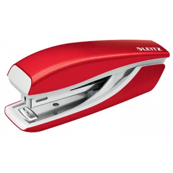 Leitz NeXXt WOW Metal mini cucitrice, 10 fogli, rosso, metallo, plastica, 80 g/m², 3,5 cm, Top