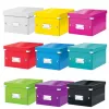 Leitz Click & Store WOW scatola portaoggetti piccola, scatola portaoggetti, rosso, rettangolare, cartone, monocolore, interni