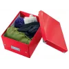 Leitz Click & Store WOW scatola portaoggetti piccola, scatola portaoggetti, rosso, rettangolare, cartone, monocolore, interni