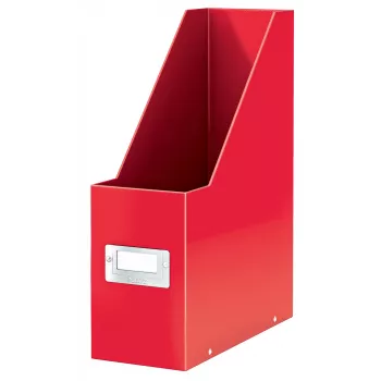 Leitz Click & Store WOW raccoglitore per riviste, rosso, cartone, 103 mm, 253 mm, 330 mm, 95 x 245 x 310 mm