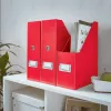 Leitz Click & Store WOW raccoglitore per riviste, rosso, cartone, 103 mm, 253 mm, 330 mm, 95 x 245 x 310 mm