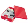 Leitz Click & Store WOW Medium organizer box, scatola portaoggetti, rosso, rettangolare, cartone, monocolore, interni