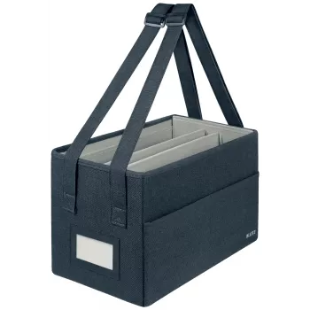 Leitz Fabric Compact Hot Desking borsa da lavoro, tessuto, monocolore, unisex, 355 mm, 200 mm, 210 mm