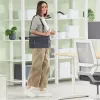 Leitz Fabric Compact Hot Desking borsa da lavoro, tessuto, monocolore, unisex, 355 mm, 200 mm, 210 mm
