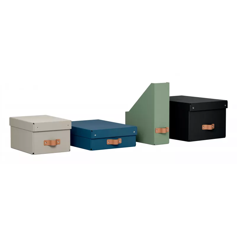 Leitz Puro scatola portaoggetti con coperchio, piccola, 7L, 100% cartone riciclato, confezione da 2