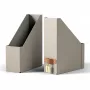 Leitz Puro raccoglitore per riviste, 100% cartone riciclato, confezione da 2, beige, cartone, 100 mm, 260 mm, 310 mm, 310 g