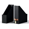 Leitz Puro raccoglitore per riviste, 100% cartone riciclato, confezione da 2, nero, cartone, 100 mm, 260 mm, 310 mm, 310 g