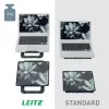 Leitz Ergo supporto per laptop regolabile in altezza in alluminio Ultra-Flat, braccio per laptop e tablet, grigio scuro, alluminio, 25,4 cm (10 inch), 43,2 cm (17 inch), 25,4 cm (10 inch)