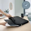 Leitz Ergo supporto per laptop regolabile in altezza in alluminio Ultra-Flat, braccio per laptop e tablet, grigio scuro, alluminio, 25,4 cm (10 inch), 43,2 cm (17 inch), 25,4 cm (10 inch)