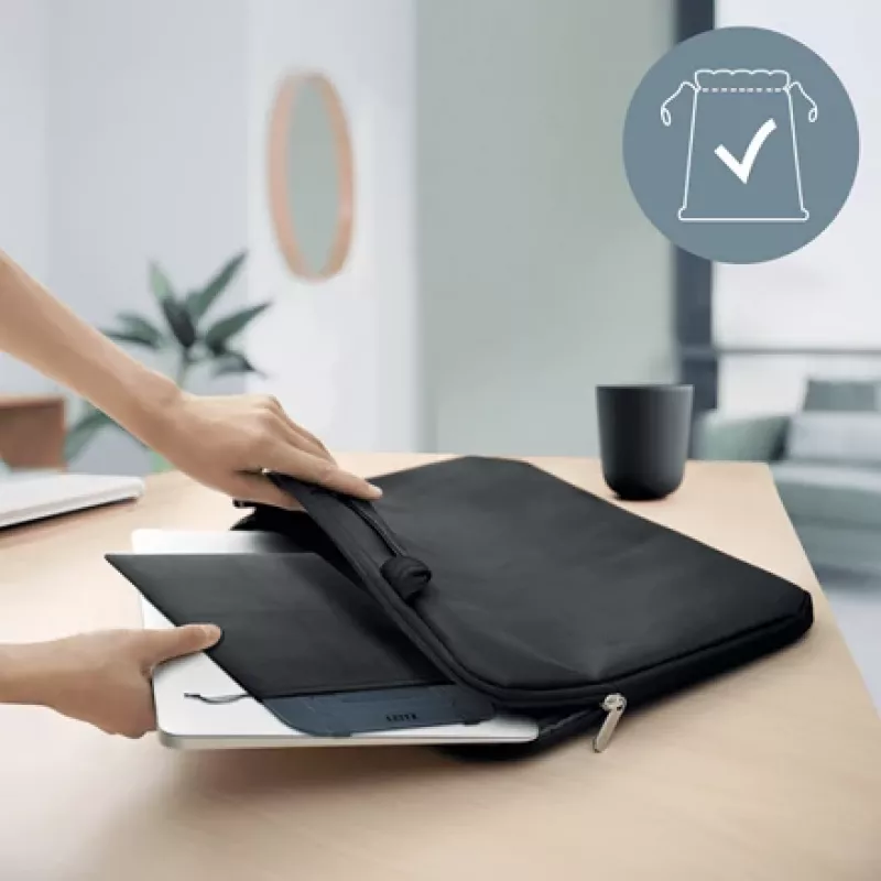 Leitz Ergo supporto per laptop regolabile in altezza in alluminio Ultra-Flat, braccio per laptop e tablet, grigio scuro, alluminio, 25,4 cm (10 inch), 43,2 cm (17 inch), 25,4 cm (10 inch)