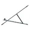 Leitz Ergo supporto per laptop regolabile in altezza in alluminio Ultra-Flat, braccio per laptop e tablet, grigio scuro, alluminio, 25,4 cm (10 inch), 43,2 cm (17 inch), 25,4 cm (10 inch)