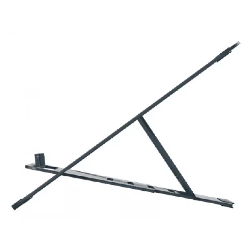 Leitz Ergo supporto per laptop regolabile in altezza in alluminio Ultra-Flat, braccio per laptop e tablet, grigio scuro, alluminio, 25,4 cm (10 inch), 43,2 cm (17 inch), 25,4 cm (10 inch)