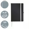 Leitz Style quaderno A5 bianco con copertina rigida, monocromatico, nero, A5, 80 fogli, 100 g/m², copertina rigida