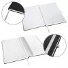 Leitz Style quaderno A5 bianco con copertina rigida, monocromatico, nero, A5, 80 fogli, 100 g/m², copertina rigida