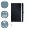 Leitz Style quaderno A5 bianco con copertina morbida, monocromatico, nero, A5, 80 fogli, 100 g/m², copertina morbida
