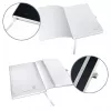 Leitz Style quaderno A5 bianco con copertina morbida, monocromatico, nero, A5, 80 fogli, 100 g/m², copertina morbida
