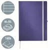 Leitz Style quaderno A4 a righe con copertina rigida, monocromatico, blu, A4, 80 fogli, 100 g/m², carta a righe