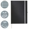 Leitz Style quaderno A4 a righe con copertina rigida, monocromatico, nero, A4, 80 fogli, 100 g/m², carta a righe
