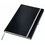 Leitz Style quaderno A4 a quadretti con copertina rigida, monocromatico, nero, A4, 80 fogli, 100 g/m², carta a quadretti
