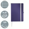 Leitz Style quaderno A5 a righe con copertina rigida, monocromatico, blu, A5, 80 fogli, 100 g/m², carta a righe