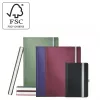 Leitz Style quaderno A5 a righe con copertina rigida, monocromatico, blu, A5, 80 fogli, 100 g/m², carta a righe