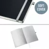 Leitz Style quaderno A5 a righe con copertina morbida, monocromatico, nero, A5, 80 fogli, 100 g/m², carta a righe