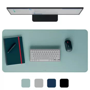 Leitz Large Desk Mat, colore menta, cloruro di polivinile (PVC), 400 mm, 800 mm, 2 mm, 350 g
