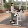 Leitz Ergo Active tappetino antiaffaticamento ergonomico, rettangolare, nero, poliuretano, Bubble, Cina, 605 x 681 mm