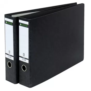 Leitz cartella in cartone raccoglitore ad anelli A3 nero