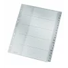 Leitz 12600000 indice alfabetico con linguette cartone grigio