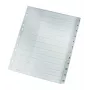 Leitz 12820000 indice numerico con linguette cartone grigio