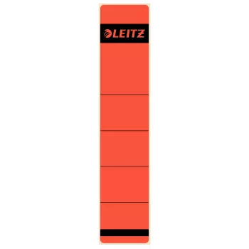 Leitz 16430025 etichetta autoadesiva rettangolare rossa 10 pz.