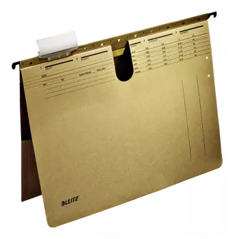 Leitz ALPHA cartella sospesa in cartoncino A4 marrone