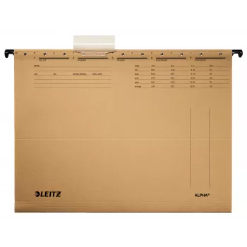 Leitz ALPHA cartella sospesa in cartoncino A4 marrone