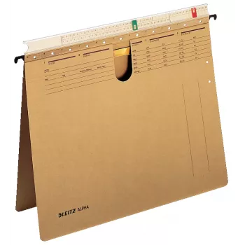 Leitz Alpha cartella sospesa in cartoncino A4 marrone