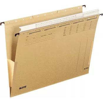Leitz Alpha cartella sospesa in cartoncino A4 marrone