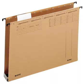 Leitz ALPHA cartella sospesa in cartoncino A4 marrone