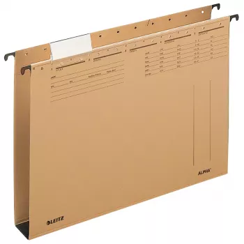 Leitz ALPHA cartella sospesa in cartoncino A4 marrone