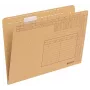 Leitz 24350000 Cartella sospesa in cartone e plastica A4 marrone