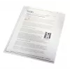 LEITZ buste trasparenti standard, A4, PP, goffrate, 0,13 mm, aperte sopra e lateralmente, a norma di legge (4000-00-03)