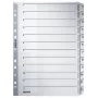 Leitz 43250000 Indice a linguette Indice a linguette numerico cartoncino grigio