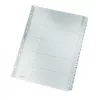 Leitz 43260000 Indice a linguette Indice a linguette numerico cartoncino grigio