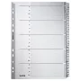 Leitz 43280000 Indice a linguette Indice a linguette alfabetico cartoncino grigio