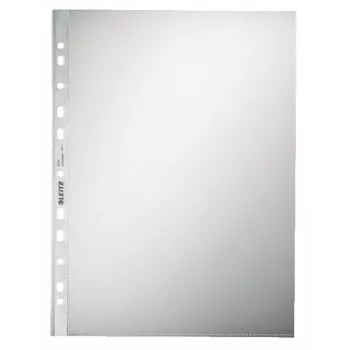 Leitz Custodia trasparente di alta qualità, 210 x 297 mm (A4), trasparente, polipropilene (PP), verticale, aperta in alto, 230 mm