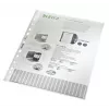 Leitz Custodia trasparente di alta qualità, 210 x 297 mm (A4), trasparente, polipropilene (PP), verticale, aperta in alto, 230 mm